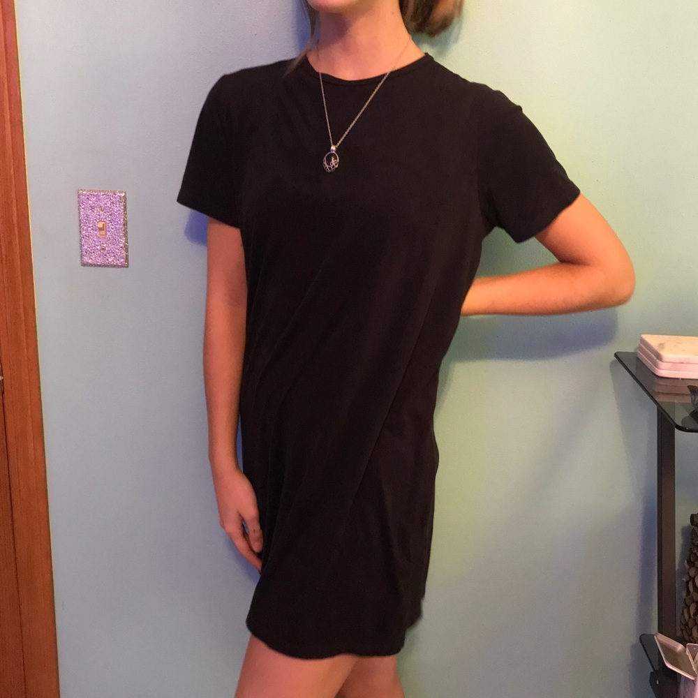 Brandy Black T-shirt Dress